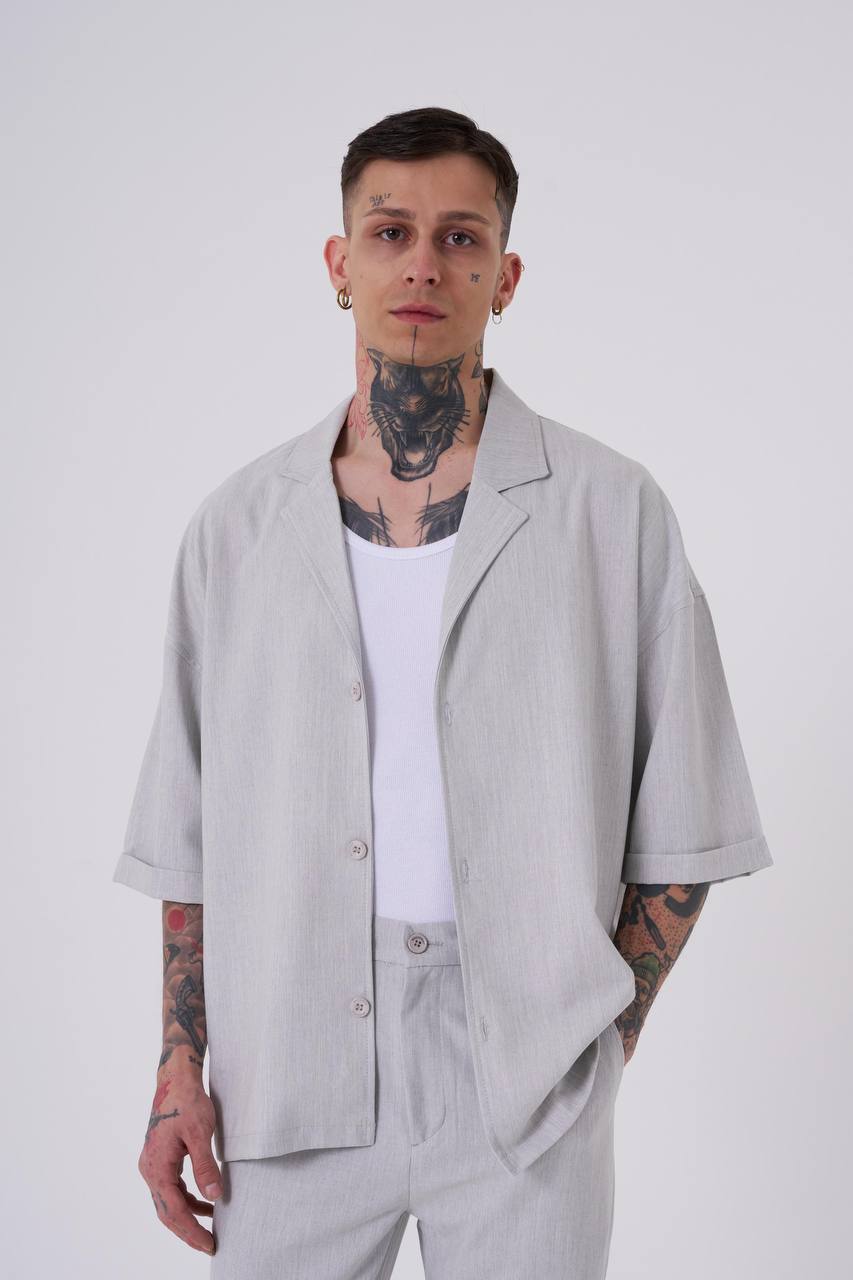 Naim Linen Button Up