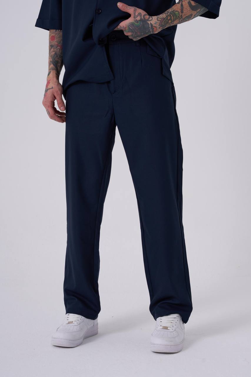 relaxed viscose trousers